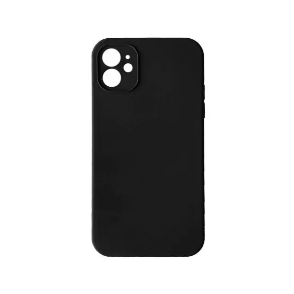 MR4_99924 Чохол silicone case full camera square side copy для iphone 11, чорний 