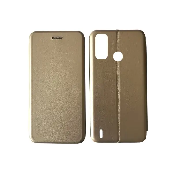 ЧОХОЛ-КНИЖКА LEVEL ДЛЯ TECHNO SPARK 6 GO GOLD