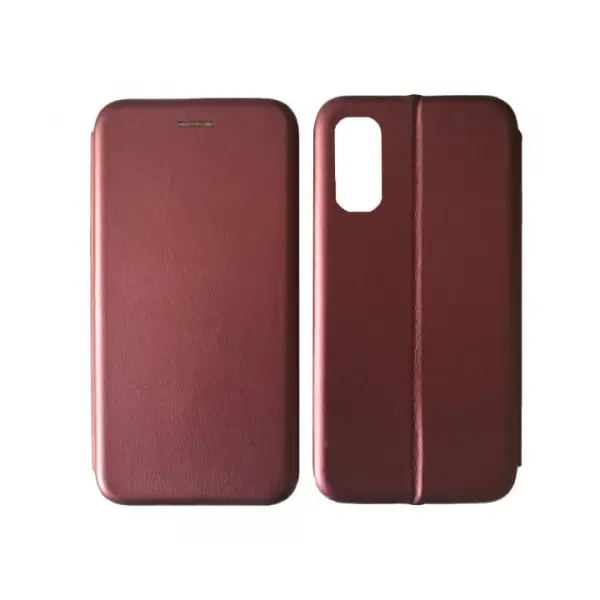 MR4_100001 Чохол-книжка level для techno spark 8p marsala 