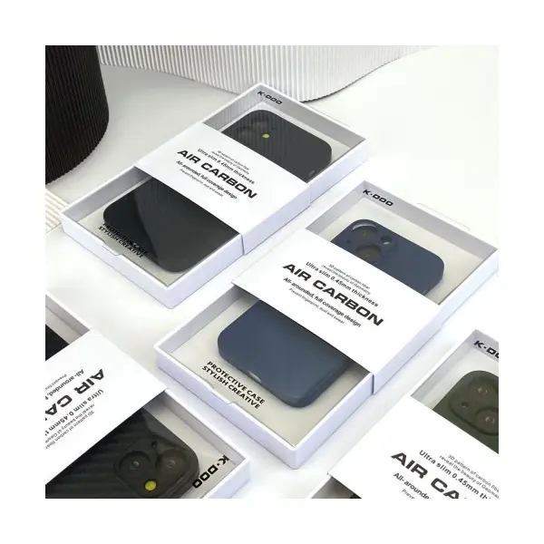 ЧОХОЛ KZDOO AIR CARBONE ДЛЯ IPHONE 14, ЧОРНИЙ