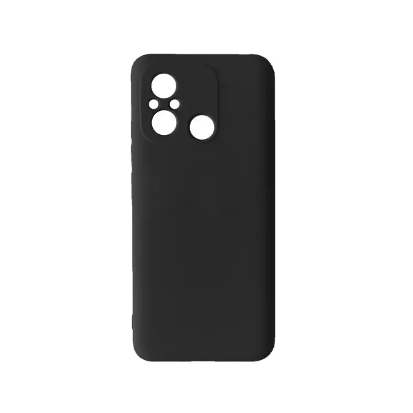 ЧОХОЛ SILICONE CASE CAMERA (NO LOGO) ДЛЯ REDMI 12C, ЧОРНИЙ