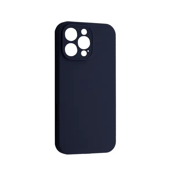 ЧОХОЛ SILICONE CASE FULL CAMERA COPY ДЛЯ IPHONE 16 PRO MAX (8) MIDNIGHT СИНІЙ