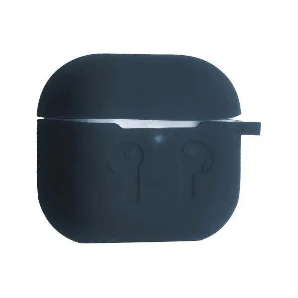 ЧОХОЛ ДЛЯ AIRPODS 4 СИЛІКОНОВИЙ 2MM (ТЕХ. ПАК) MIDNIGHT СИНІЙ