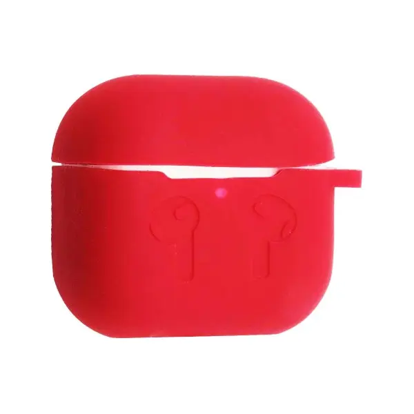 MR4_100352 Чохол для airpods 4 силіконовий 2mm (тех. пак) червоний 
