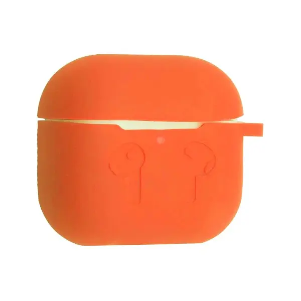 ЧОХОЛ ДЛЯ AIRPODS 4 СИЛІКОНОВИЙ 2MM (ТЕХ. ПАК) ПОМАРАНЧЕВИЙ