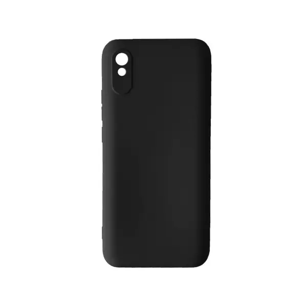 ЧОХОЛ SILICONE CASE CAMERA (NO LOGO) ДЛЯ REDMI 9A, ЧОРНИЙ
