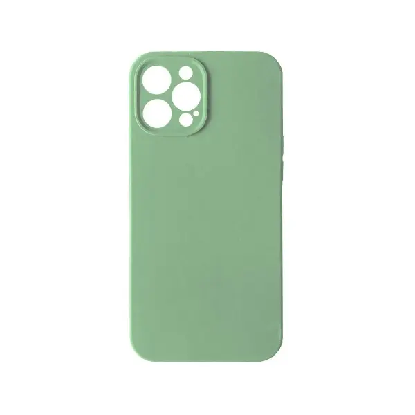ЧОХОЛ SILICONE CASE FULL CAMERA COPY ДЛЯ IPHONE 12 PRO (68) FRESH ЗЕЛЕНИЙ