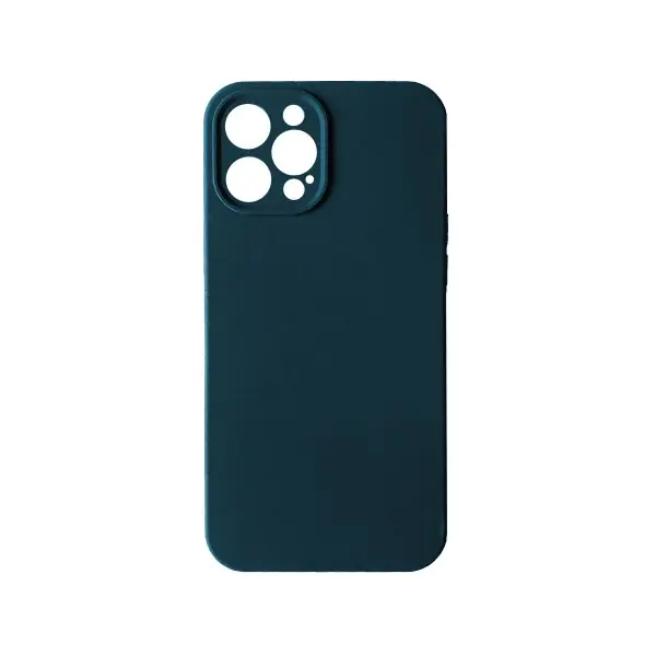 ЧОХОЛ SILICONE CASE FULL CAMERA COPY ДЛЯ IPHONE 12 PRO (74) ABYSS СИНІЙ