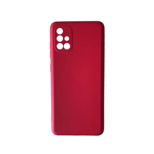 MR4_101042 Чохол silicone case camera (no logo) для samsung a71 (a715) червоний 