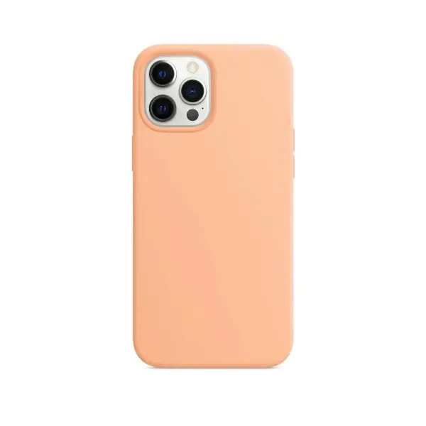 MR4_102091 Чохол silicone case copy with magsafe + animation для iphone 12 pro max cantaloupe 