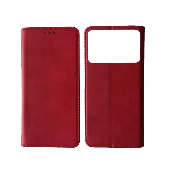 ЧОХОЛ-КНИЖКА BLACK TPU MAGNET ДЛЯ XIAOMI POCO C40 ЧЕРВОНИЙ