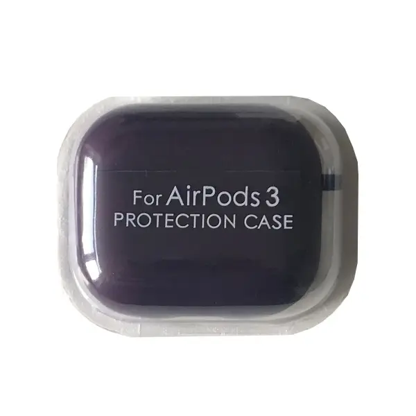 ЧОХОЛ ДЛЯ AIRPODS 3 SILICONE CASE, MICROFIBER ELDERBERRY