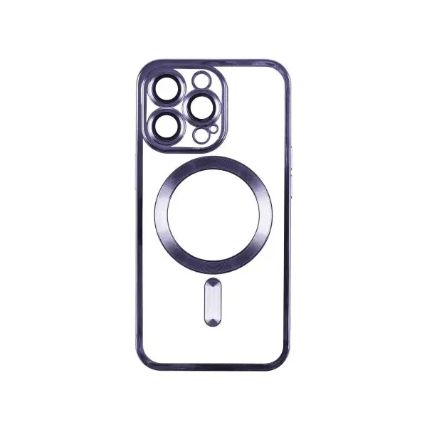 ЧОХОЛ SHINING CAMERA MAGSAFE ДЛЯ IPHONE 13 PRO DEEP ПУРПУРОВИЙ