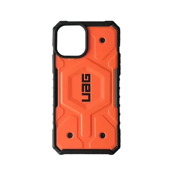 MR4_102906 Чохол ударостійкий uag new pathfinder colors magsafe для iphone 14 plus помаранчевий 