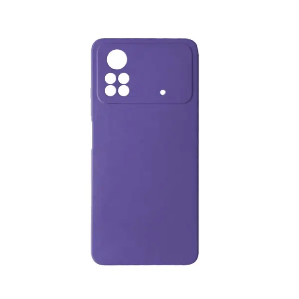 MR4_103304 Чохол silicone case camera (no logo) для xiaomi poco x4 pro 5g lilac 