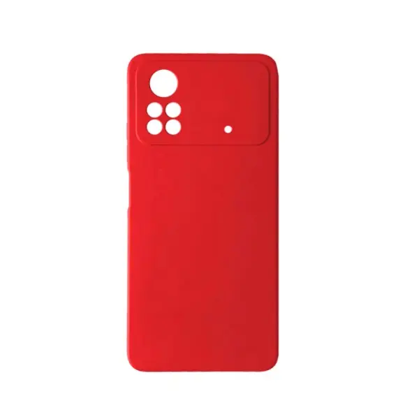 ЧОХОЛ SILICONE CASE CAMERA (NO LOGO) ДЛЯ XIAOMI POCO X4 PRO 5G ЧЕРВОНИЙ