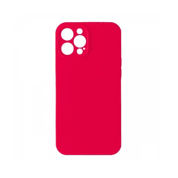 MR4_103329 Чохол silicone case full camera square side copy для iphone 12 pro hot рожевий 