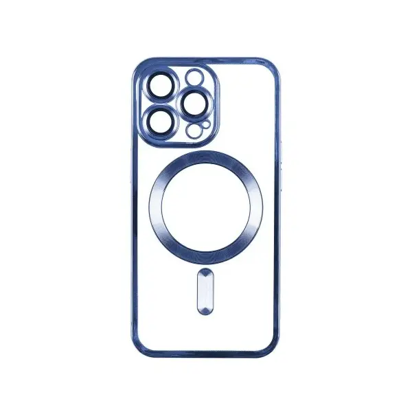 ЧОХОЛ SHINING CAMERA MAGSAFE ДЛЯ IPHONE 14 PRO MAX СИНІЙ