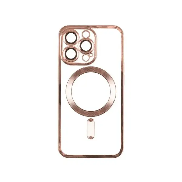ЧОХОЛ SHINING CAMERA MAGSAFE ДЛЯ IPHONE 14 PRO MAX ROSE GOLD