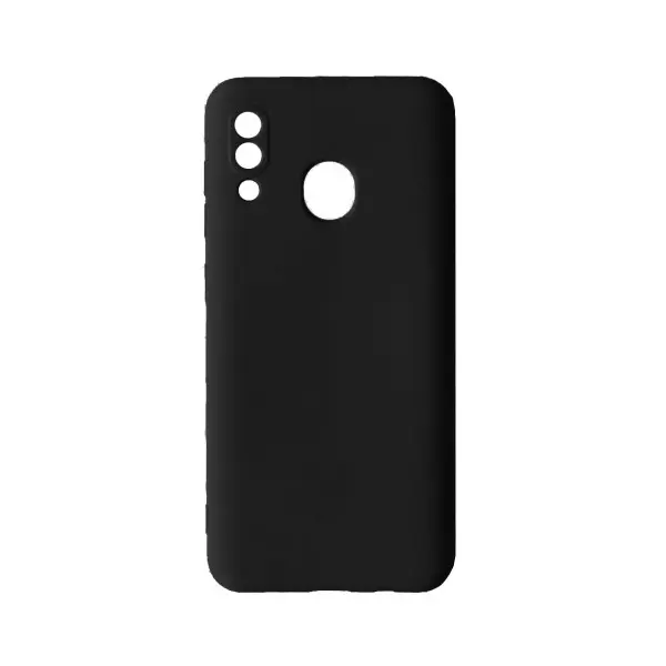 ЧОХОЛ SILICONE CASE CAMERA (NO LOGO) ДЛЯ SAMSUNG A20, A30 (A205F, A305F), ЧОРНИЙ