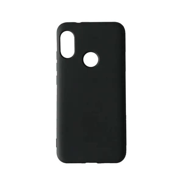 MR4_104462 Чохол silicone case camera (no logo) для redmi 6 pro, a2 lite, чорний 