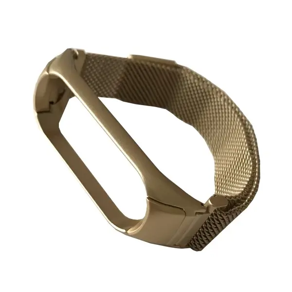 MR4_104616 Ремінець для xiaomi mi band 7 milanese loop old gold 