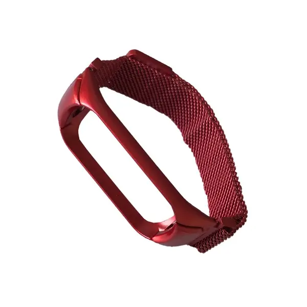 MR4_104610 Ремінець для xiaomi mi band 7 milanese loop червоний 