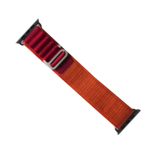 РЕМІНЕЦЬ ДЛЯ APPLE WATCH ALPINE LOOP 42, 44, 45, 49 ПОМАРАНЧЕВИЙ-RED