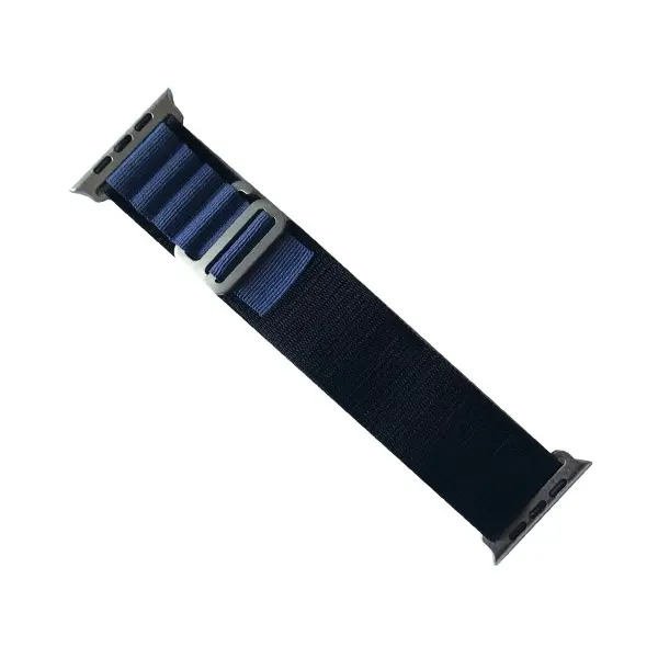 РЕМІНЕЦЬ ДЛЯ APPLE WATCH ALPINE LOOP 42, 44, 45, 49, ЧОРНИЙ-LAVANDER