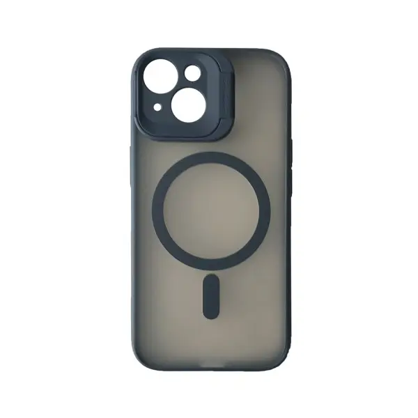 ЧОХОЛ ROCK GUARD WITH MAGNETIC (FOLDABLE BRACKET) ДЛЯ IPHONE 15 TITANIUM СИНІЙ