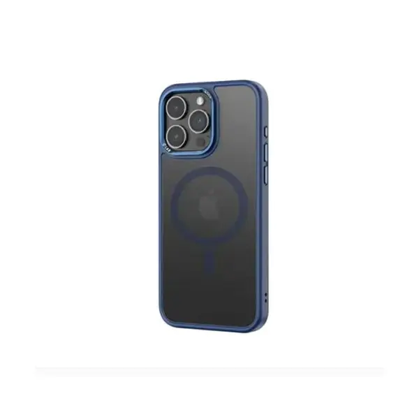 ЧОХОЛ ROCK METAL-LENS SHIELD WITH MAGNETIC ДЛЯ IPHONE 15 TITANIUM СИНІЙ
