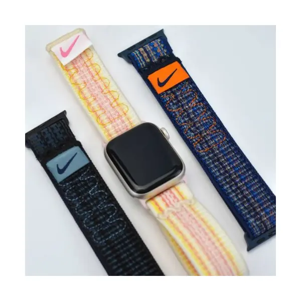 РЕМІНЕЦЬ ДЛЯ APPLE WATCH NIKE SPORT LOOP 38, 40, 41 STARLIGHT, РОЖЕВИЙ