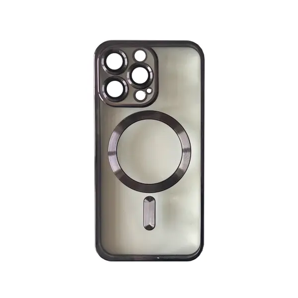 ЧОХОЛ SHINING CAMERA MAGSAFE ДЛЯ IPHONE 15 PRO MAX DEEP ПУРПУРОВИЙ