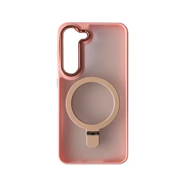 MR4_105316 Чохол matte ring-magsafe для samsung s23+ світло рожевий 