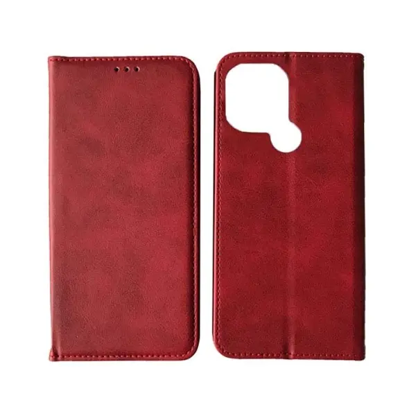 MR4_104966 Чохол-книжка black tpu magnet для xiaomi poco c51, redmi a2+ червоний 