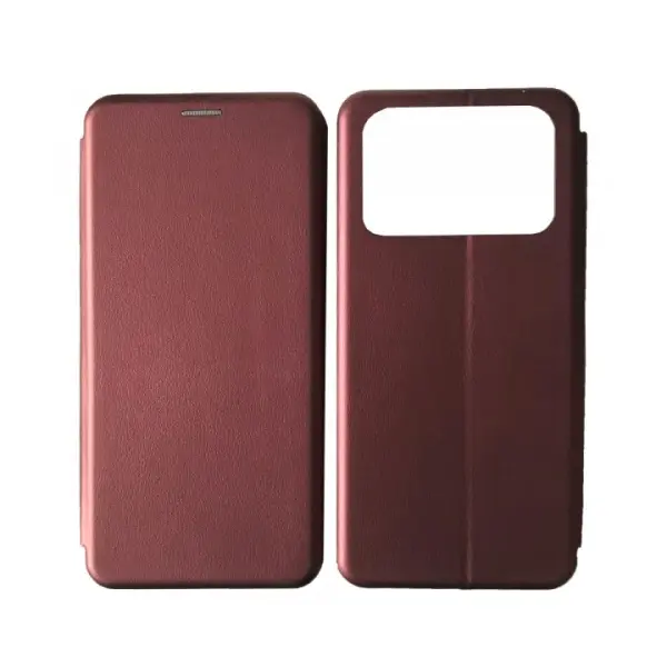 ЧОХОЛ-КНИЖКА LEVEL ДЛЯ XIAOMI POCO X6 PRO 5G MARSALA