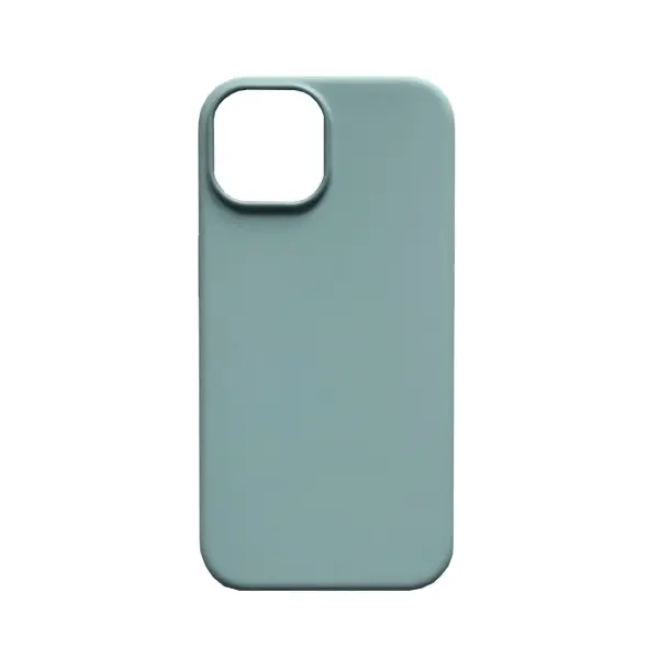 MR4_105710 Чохол silicone case copy with magsafe для iphone 15 pro light синій 