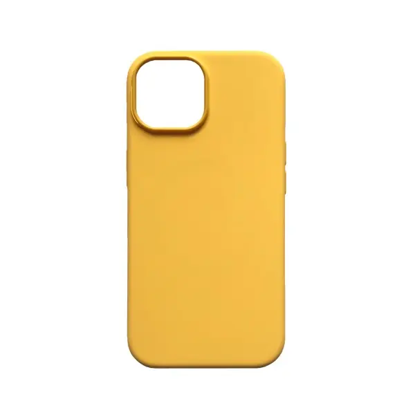 ЧОХОЛ SILICONE CASE COPY WITH MAGSAFE ДЛЯ IPHONE 15 PRO MAX SUNSHINE