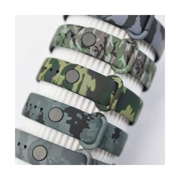 РЕМІНЕЦЬ ДЛЯ XIAOMI MI BAND 5, 6, 7 CAMOUFLAGE ЗЕЛЕНИЙ 1