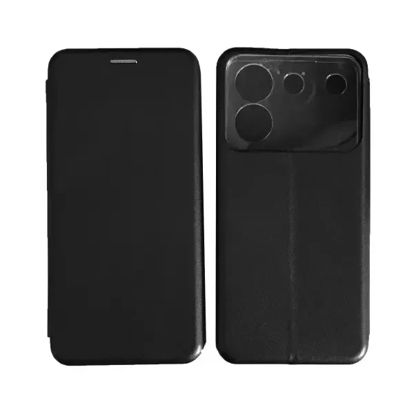 MR4_105654 Чохол-книжка level для zte blade a54, чорний 