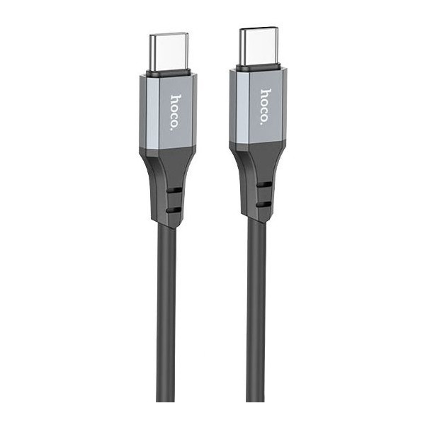 MR3_118289 Кабель usb type-c hoco x86 spear type-c 2.4a 1m, чорний HOCO