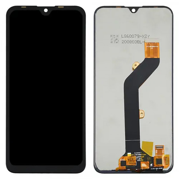 MR1_99159 Дисплей телефона для tecno pop 5 go (bd1), в сборе с сенсором, черный PRC