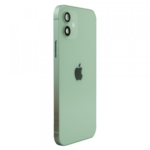 MR1_96452 Корпус телефона для iphone 12 (з кнопками та sim лотком) зелений h/c PRC