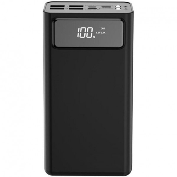 MR1_98024 Внешний аккумулятор power bank xo design pr123 (30000mah, 5v-2a), черный XO