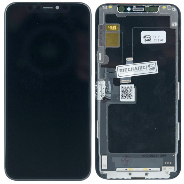 MR1_98980 Дисплей телефона mechanic для iphone 11 pro, черный incell h/c MECHANIC