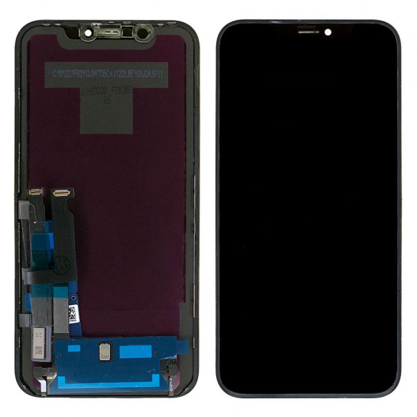 MR3_118855 Дисплей телефона для iphone xr, у зборі з сенсором та рамкою, чорний (gx inceii tft) GX HARD