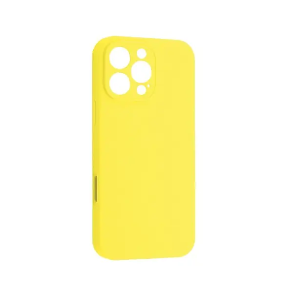 ЧОХОЛ SILICONE CASE FULL CAMERA COPY ДЛЯ IPHONE 16 PRO MAX (4) ЖОВТИЙ