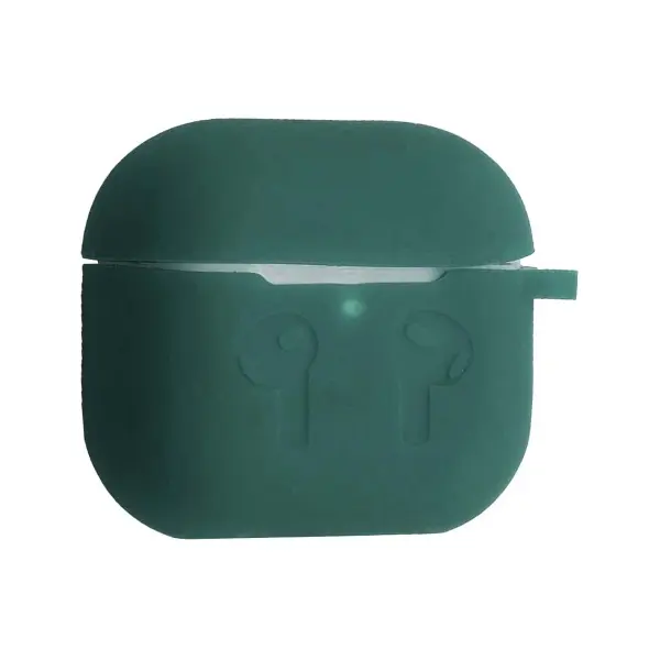MR4_106427 Чохол для airpods 4 силіконовий 2mm (тех. пак) pine зелений 