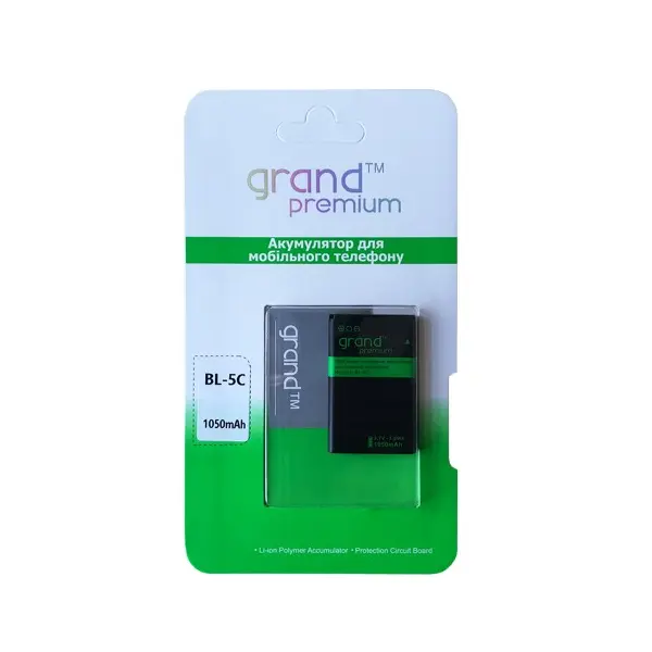 АКУМУЛЯТОР GRAND PREMIUM ДЛЯ NOKIA BL-5C
