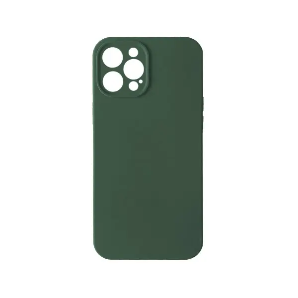 ЧОХОЛ SILICONE CASE FULL CAMERA COPY ДЛЯ IPHONE 12 PRO (58) PINE ЗЕЛЕНИЙ